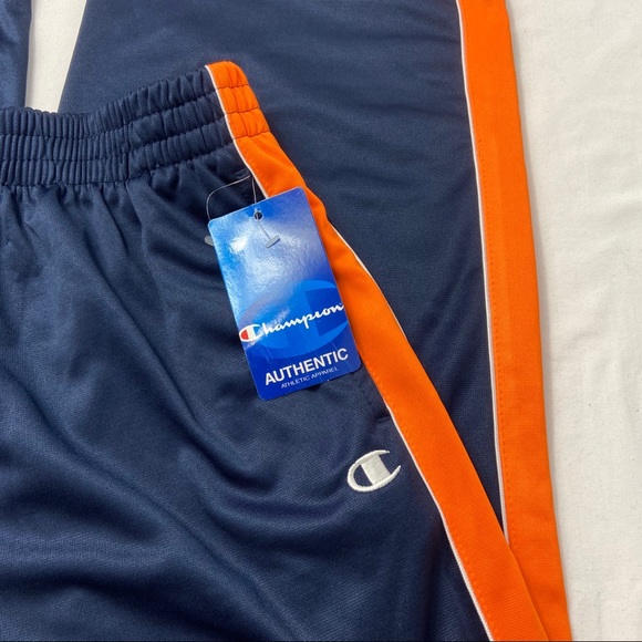NEW Champion Mens Navy Blue Athletic Pants - Picture 1 of 9